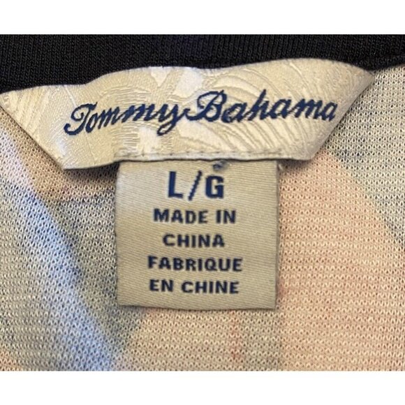 Tommy Bahama Red Tropical Lily Print Short Sleeve Dress L Tencel/Nylon Blend - Picture 3 of 14